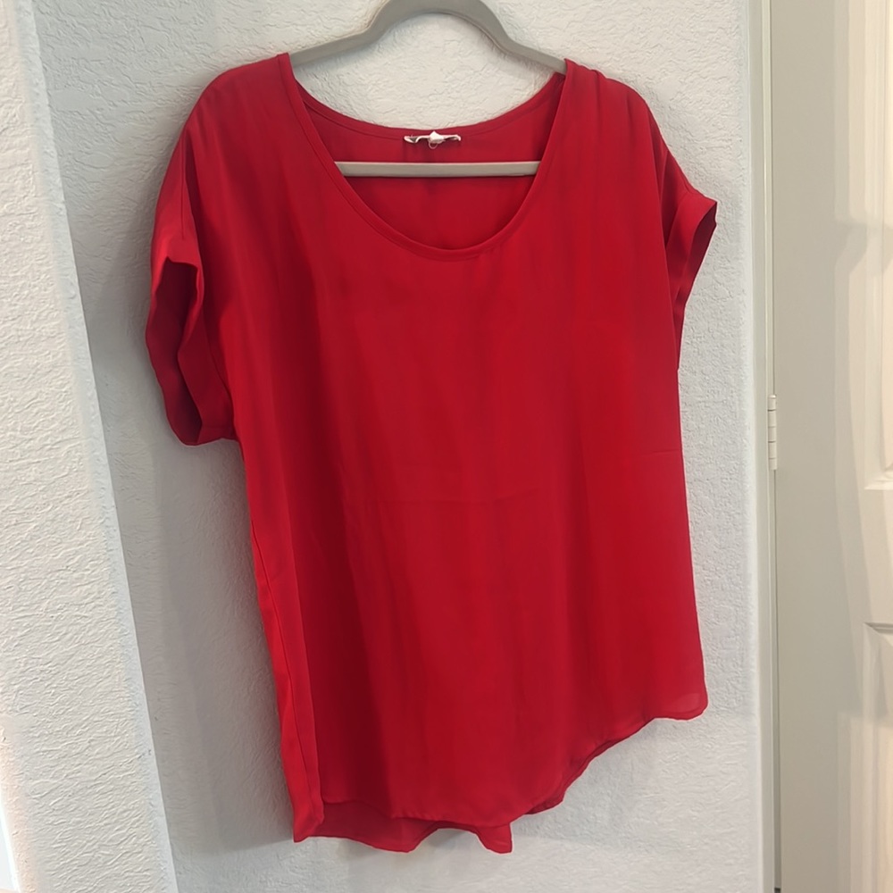 Pleione Red Blouse - Medium